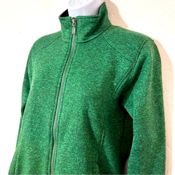 MOUNTAIN KHAKIS Women's Old Faithful Sweater Full Zip Jacket Turf Kelly Green S - Picture 3 of 12